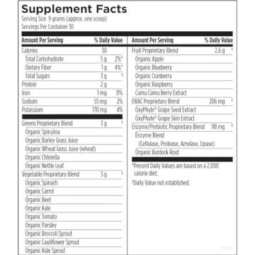 Designs for Health PaleoGreens - Organic Super Green Shake