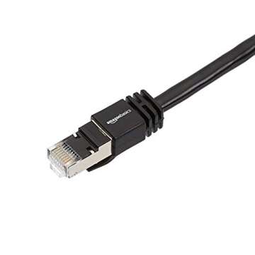 Amazon Basics Cat 7 Ethernet Cable: 10Gbps, 10-Foot, Black