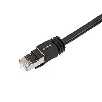 Amazon Basics Cat 7 Ethernet Cable: 10Gbps, 10-Foot, Black