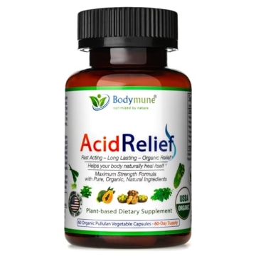 BodyMune Acid Relief Natural Antacid for Occasional Reflux