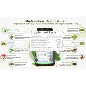 BodyMune Acid Relief Natural Antacid for Occasional Reflux