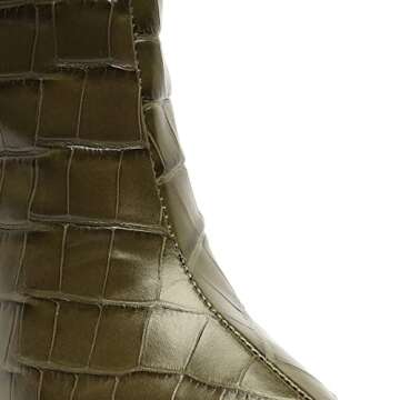 SCHUTZ Women's Maryana Knee High Boots, Military Green, Size 6