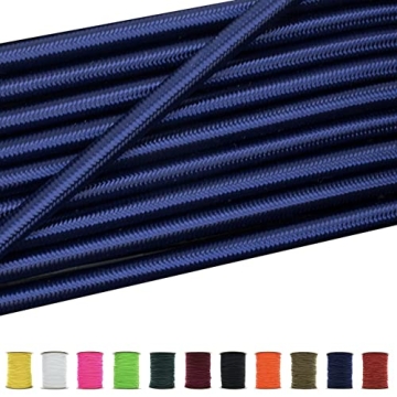 Paracord Planet Shock Cord - 100% Marine Grade Stretch Bungee Cord - DIY Projects, Tie Downs, and Re...