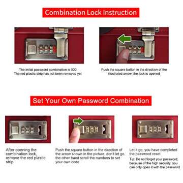 urecity Cute Aesthetic Vintage Rolling Trunk Suitcase, Pretty Retro Designer Travel Suitcases, Leather Luggage with Combination Lock (Elegant Pink, 26")