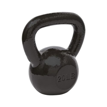 Amazon Basics 20 Pound Cast Iron Kettlebell for Workouts
