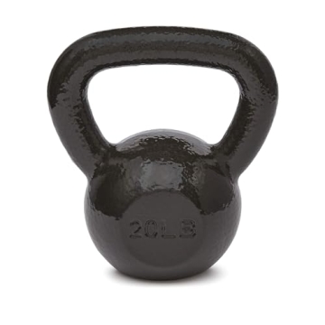 Amazon Basics 20 Pound Cast Iron Kettlebell for Workouts