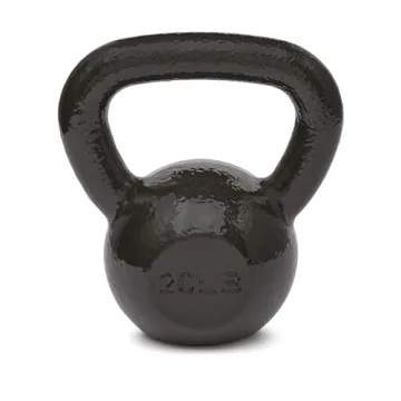 Amazon Basics 20 Pound Cast Iron Kettlebell for Workouts