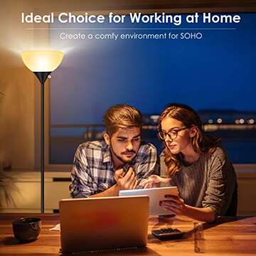 BoostArea 9W LED Floor Lamp - Energy-Saving and Stylish