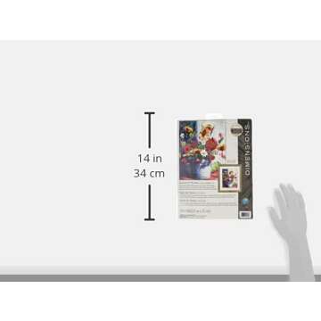 Dimensions Bucket of Flowers Crewel Embroidery Kit, 11'' W x 14'' H