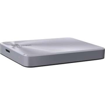 WD 1TB Silver My Passport Ultra Metal Edition Portable External Hard Drive - USB 3.0 - WDBTYH0010BSL-NESN