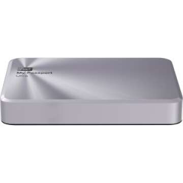 WD 1TB Silver My Passport Ultra Metal Edition Portable External Hard Drive - USB 3.0 - WDBTYH0010BSL-NESN