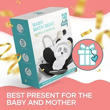 Panda Bear Baby Bath Cushion for Safe Infant Bathing
