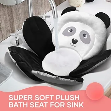 Panda Bear Baby Bath Cushion for Safe Infant Bathing