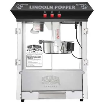 Lincoln Popcorn Machine - 8oz Popper for Movie Nights