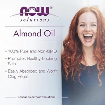 NOW Foods Sweet Almond Oil 100% Pure Moisturizing Oil 16 oz