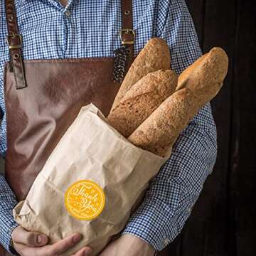 Colorful 500PCS Thank You Stickers for Small Business