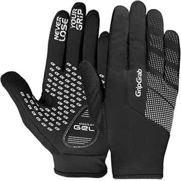 GripGrab Ride Windproof Spring Fall Gel Padded Bicycle Gloves Thermal Cycling Gloves Cold Weather Th...