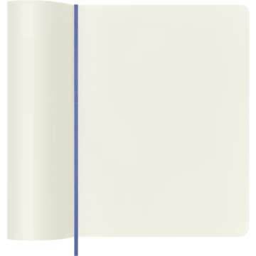 Moleskine Classic Notebook, Soft Cover, XL (7.5" x 9.5") Plain/Blank, Hydrangea Blue, 192 Pages