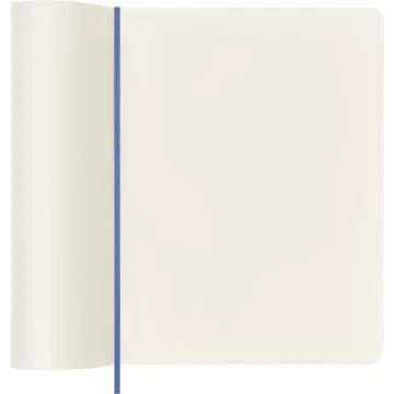 Moleskine Classic Notebook, Soft Cover, XL (7.5" x 9.5") Plain/Blank, Hydrangea Blue, 192 Pages