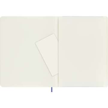 Moleskine Classic Notebook, Soft Cover, XL (7.5" x 9.5") Plain/Blank, Hydrangea Blue, 192 Pages