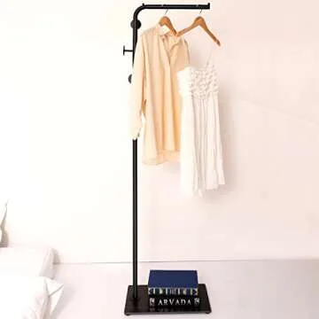 Sturdy Metal Coat Rack for Entryway - Sleek Design