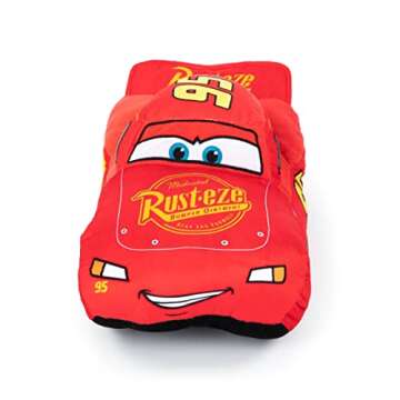 Disney Pixar Cars 3 Plush Stuffed Lightning Mcqueen Red Pillow Buddy - Kids Super Soft Polyester Mic...