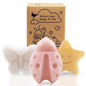Natural Konjac Baby Sponges for Gentle Bathing
