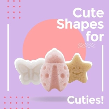 Natural Konjac Baby Sponges for Gentle Bathing