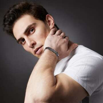 Men's 18K Gold Plated Link Chain Bracelet - Gift Ready!