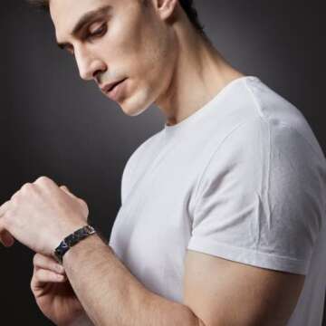 Men's 18K Gold Plated Link Chain Bracelet - Gift Ready!