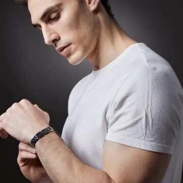 Men's 18K Gold Plated Link Chain Bracelet - Gift Ready!