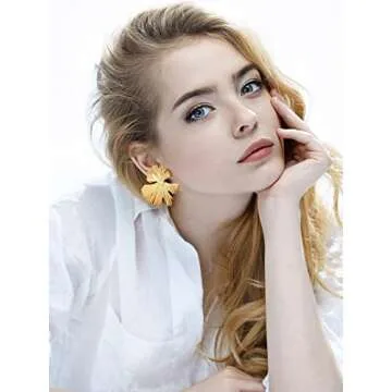 Glenmal 6 Pairs Gold Threader Earrings for Women