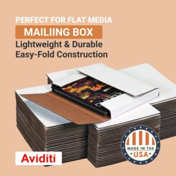 AVIDITI Shipping Boxes 50-Pack for Packing and Storage