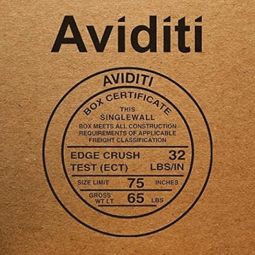 AVIDITI Shipping Boxes 50-Pack for Packing and Storage