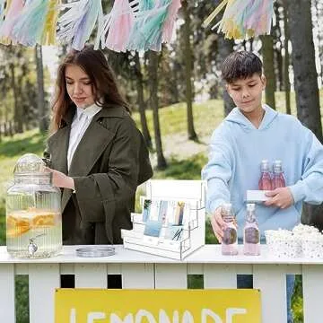 DOSTATNI 2 Pcs 3 Tier Acrylic Greeting Card Display Stand