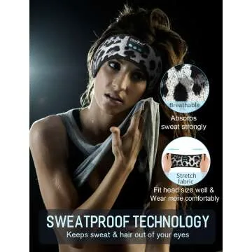 Wireless Music Headphones with Eye Mask - Leopard