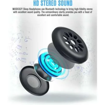 Wireless Music Headphones with Eye Mask - Leopard