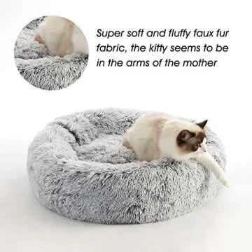 Calming Dog Bed for Comfort Security Small Pets