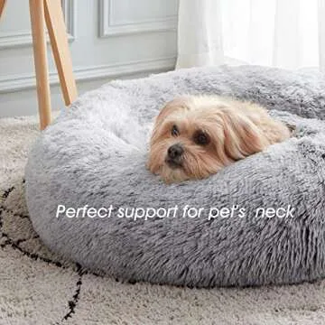 Calming Dog Bed for Comfort Security Small Pets