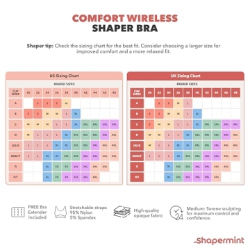 SHAPERMINT Wirefree Stretchable Bras for Women Comfort Fit