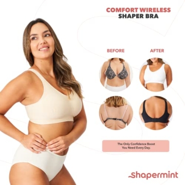 SHAPERMINT Wirefree Stretchable Bras for Women Comfort Fit