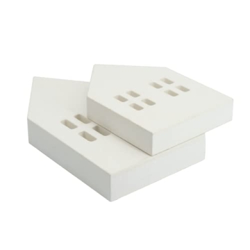 House Shaped Wooden Sign Block Decor for Farmhouse Style