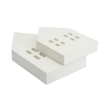 House Shaped Wooden Sign Block Decor for Farmhouse Style