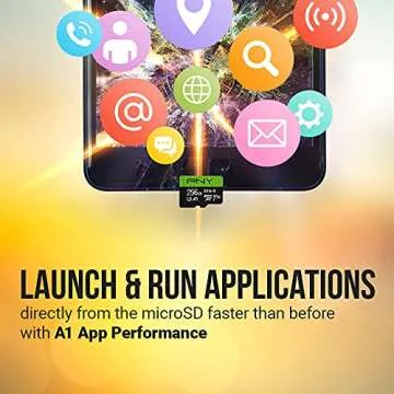 PNY 64GB Elite-X Class 10 U3 V30 microSDXC Flash Memory Card - 100MB/s, Class 10, U3, V30, A1, 4K UHD, Full HD, UHS-I, Micro SD