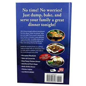 Dump Dinners, Quick and Easy Dinner Recipes by Cathy Mitchell