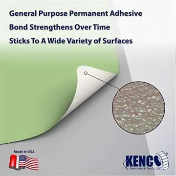 4" X 6" Direct Thermal Perforated Stickers Labels for Shipping Labels, Inventory, and Color Coding - Compatible with Zebra, Rollo, Godex and More (Green, 1 Roll)