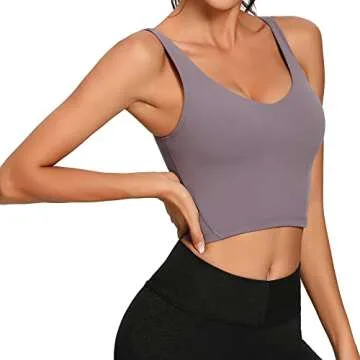 Lemedy Longline Sports Bra Stylish Comfort for All Activities