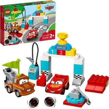 LEGO DUPLO Cars Race Day Set for Toddlers - 10924