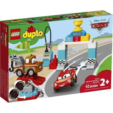LEGO DUPLO Cars Race Day Set for Toddlers - 10924