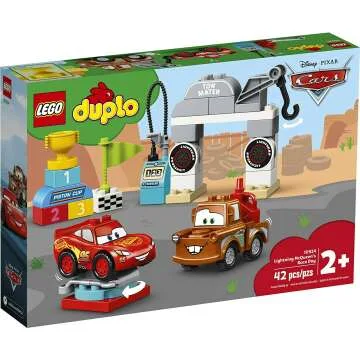 LEGO DUPLO Cars Race Day Set for Toddlers - 10924